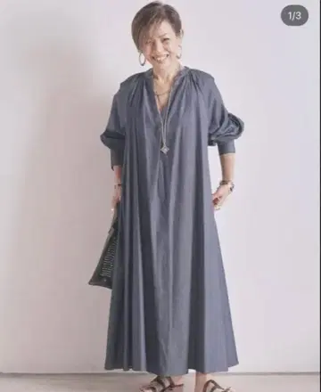 PLUS OTO.HA x YOKO ISHIBASHI 덩거리 원피스