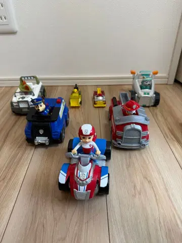 파우 패트롤 다이캐스트 비클 세트 5대 2대 덤