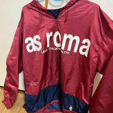 as roma 나일론 자켓 빨간색 네이비