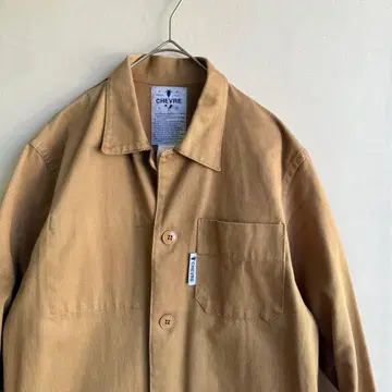 CHEVRE 쉐이브 남성용 샵코트 카키 코튼 트윌 XS