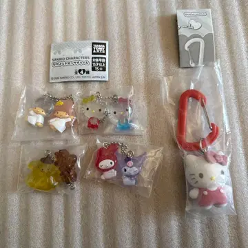 산리오 나카요시 드롭 참 컴프 카라비너 마스코트 참 키티