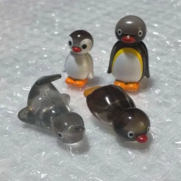 핑구 클리어 피규어 4개 세트