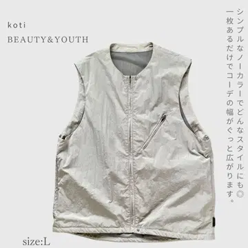 kotiBEAUTY&YOUTH 나일론 노카라 베스트 베이지 경량 L