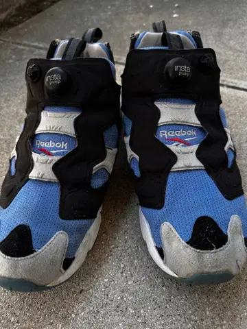 리복 인스타펌프 퓨리 파랑/블랙 스니커즈