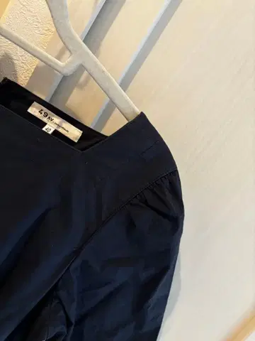 49AV JUNKO SHIMADA 린넨 원피스 네이비 봄/여름 반팔