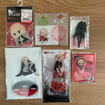 도쿄 리벤저스 사노 만지로 마이키 아크릴 스탠드 6세트