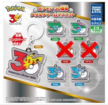 포켓몬 30주년 메탈 참 마스코트