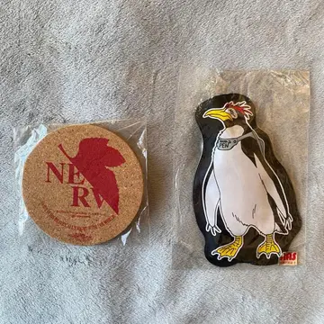 신세기 에반게리온 NERV 코스터 / 펜펜 소품함 (키링)