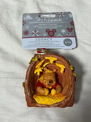 디즈니 스토어 오너먼트 곰돌이 푸