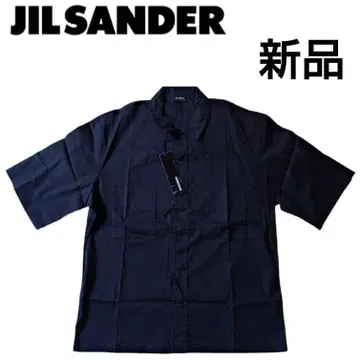 [ 새상품 레어 ] JIL SANDER 반팔 셔츠 블랙 택 포함 새상품