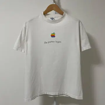 Apple The journey begins 티셔츠 애플 빈티지