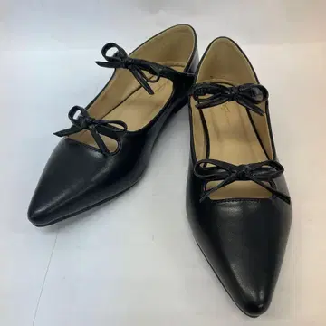 au Bannister blue 리본 플랫슈즈 블랙 35 사이즈