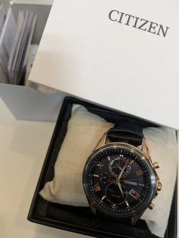 CITIZEN EXCEED 에코 드라이브 크로노그래프 H874