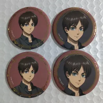 진격의 거인 블랙 코디 엘렌 캔뱃지 4개