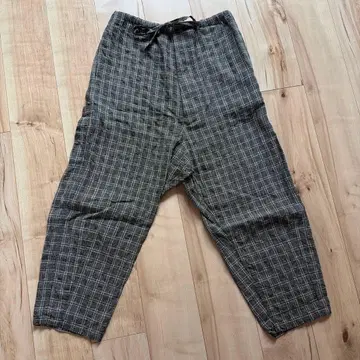 블라스 블롬므 그레이 계열 체크 와이드 팬츠 베리떼꾸르