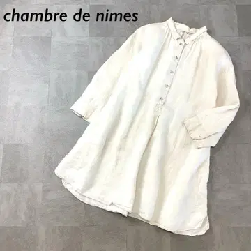 [ 상쾌한 린넨 100% ] chambre de nimes 린넨 원피스