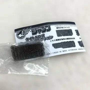 헌터헌터 HUNTER x HUNTER 타이틀 로고 핀 배지 점프