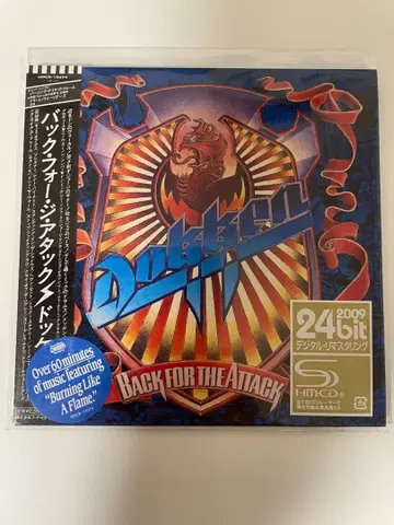 Dokken BACK FOR THE ATTACK SHM-CD 종이 재킷