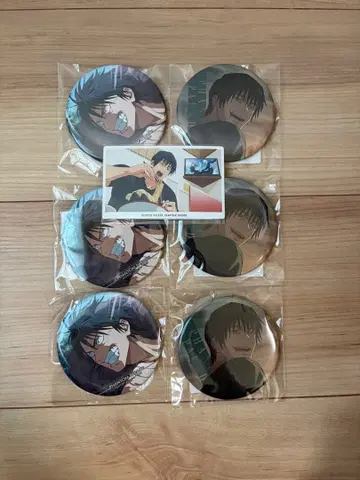 팬파레 복권 회옥 옥절 후시구로 토우지 캔뱃지 + 특전 1장