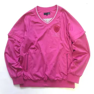 23구 스포츠 스니드 블루종 2way 핑크 방한 보온 V넥 2