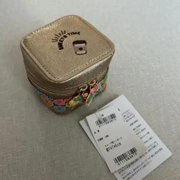 치카자와 레이스 큐브형 미니 파우치 도넛