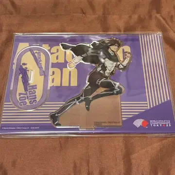 진격의 거인 한지 아크릴 스탠드 세계 육상