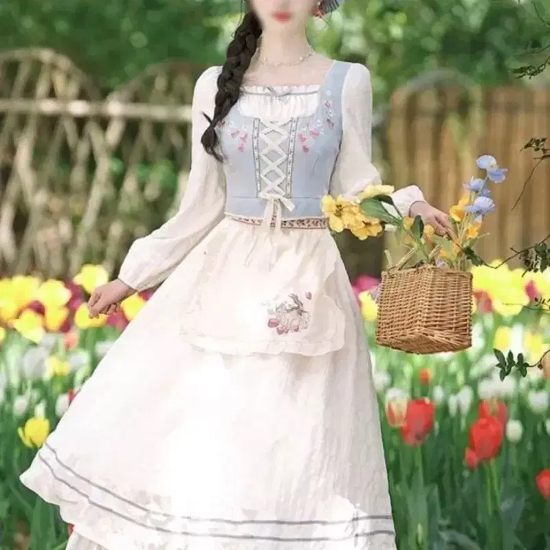 졸업사진 알프스 소녀 옷 대여