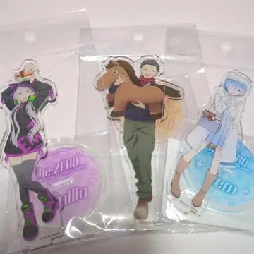 리제로 스바루 에밀리아 렘 아크릴 스탠드