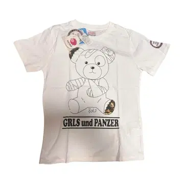 [택 포함 미사용 새상품] 걸즈 & 판처 보코 T셔츠 M사이즈