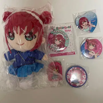 쿠로사와 루비 AiScReam 사운드 캔뱃지 아이스크림 봉제 인형