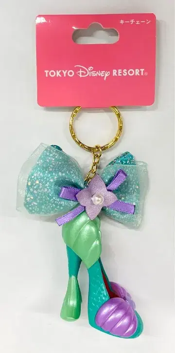 도쿄 디즈니 리조트 키체인 아리엘 (하이힐) / 인어공주