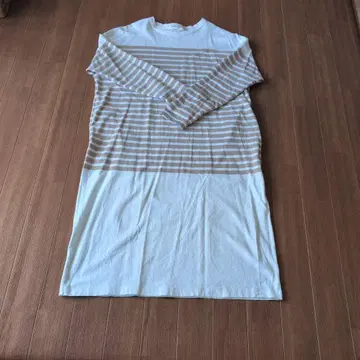 Veritecoeur 베리떼꾸르 롱 슬리브 보더 원피스