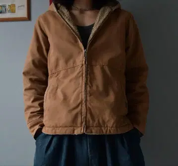 구제 의류 지퍼 후드티 90s duck boa zip up hoodie