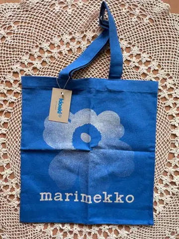 [ 새상품 ] marimekko kioski 토트백(파랑)