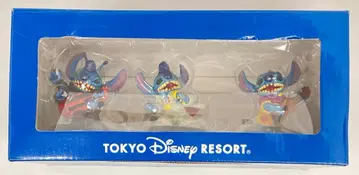 도쿄 디즈니 리조트 피규어 3체 스티치(락/프레슬리/아로하)/릴로&스티치