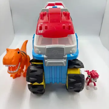 파우 패트롤 다이노 패트롤러 빅 트랙 공룡 피규어 포함 비클