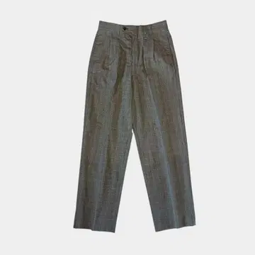 80s GIORGIO ARMANI 글렌체크 투 턱 슬랙스