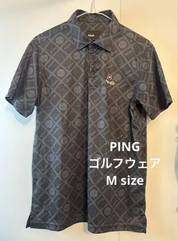 PING 다크 그레이 골프웨어 M