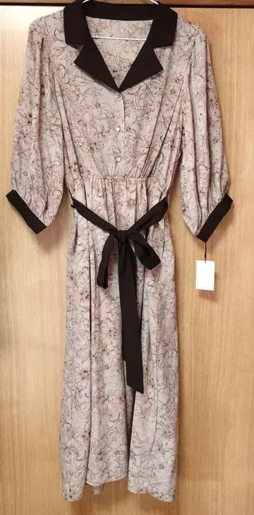 CLETTE 꽃무늬 맥시 원피스 3L 사이즈