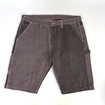 코지마 진스 히코리 워크 페인터 숏팬츠 W40