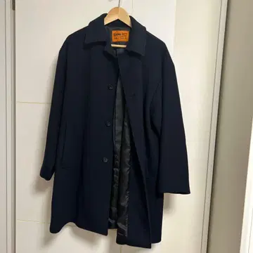 LANA 메리노울 블렌드 피 코트 M 사이즈 네이비
