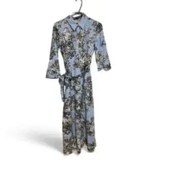ZARA 롱 원피스 꽃무늬 원피스 리본