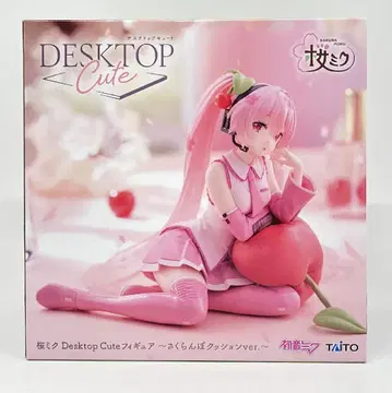 타이토 Desktop Cute 피규어 벚꽃미쿠 체리 쿠션Ver