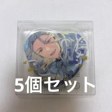 란 나기사 화이트데이 하트 캔뱃지 5개 세트 앙스타 나기사