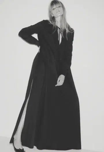MINEDENIM 마인 데님 롱 원피스 데님 다크 네이비 사이즈 1