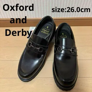 [ 새상품급 ] Oxford and Derby 가죽 탱크 밑창 비트 로퍼