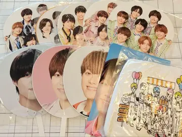 미개봉 새상품 나니와단시 오하시 카즈야 부채 쿠션 포스터