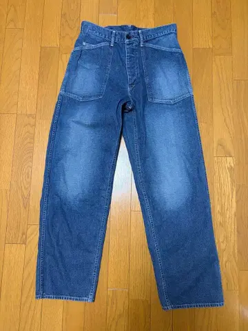 아본타지/Mi.데님 트라우저스-빈티지 워시드-