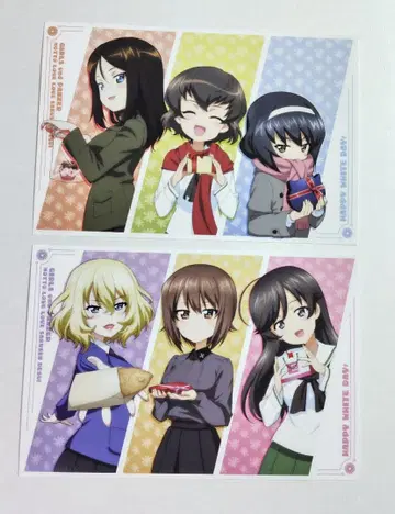 걸즈 앤 판처 걸판 제3막 2주차 특전 화이트데이 엽서