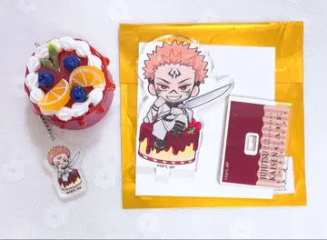 주술회전 스이파라 스쿠나 아크릴 스탠드 케이크 키링